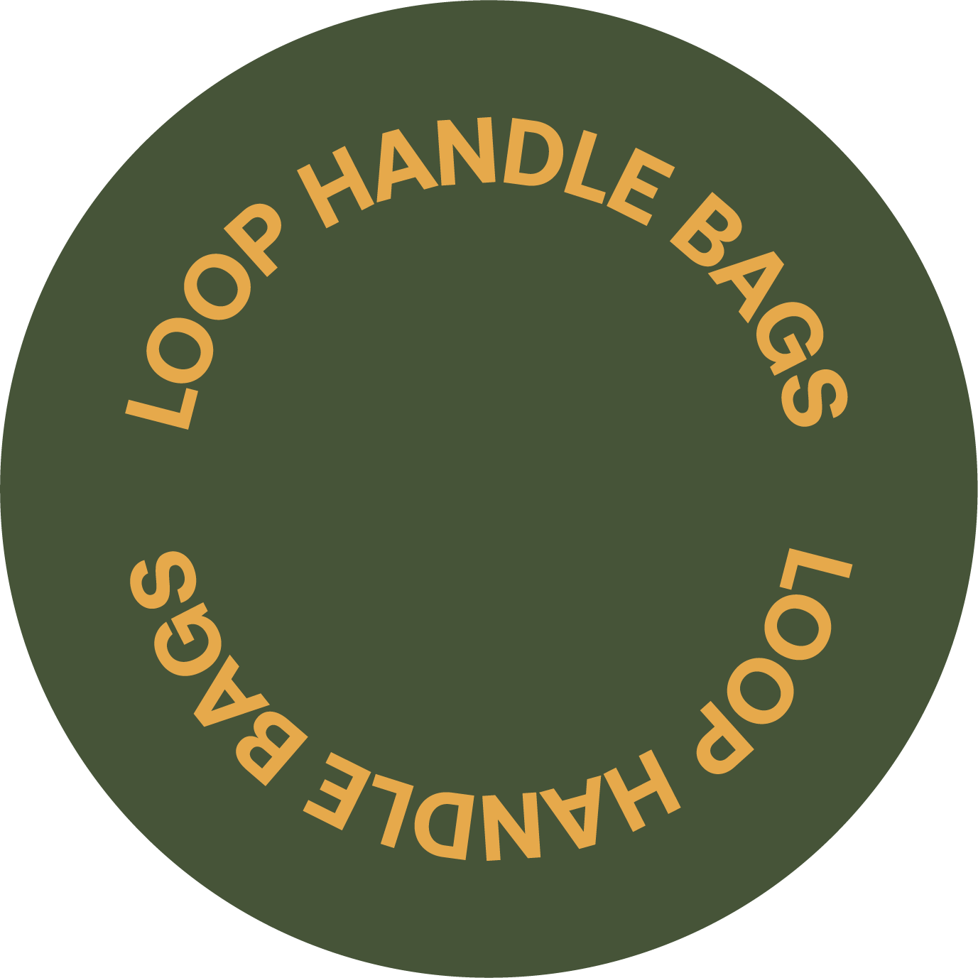 Loop Handle Bags Badge