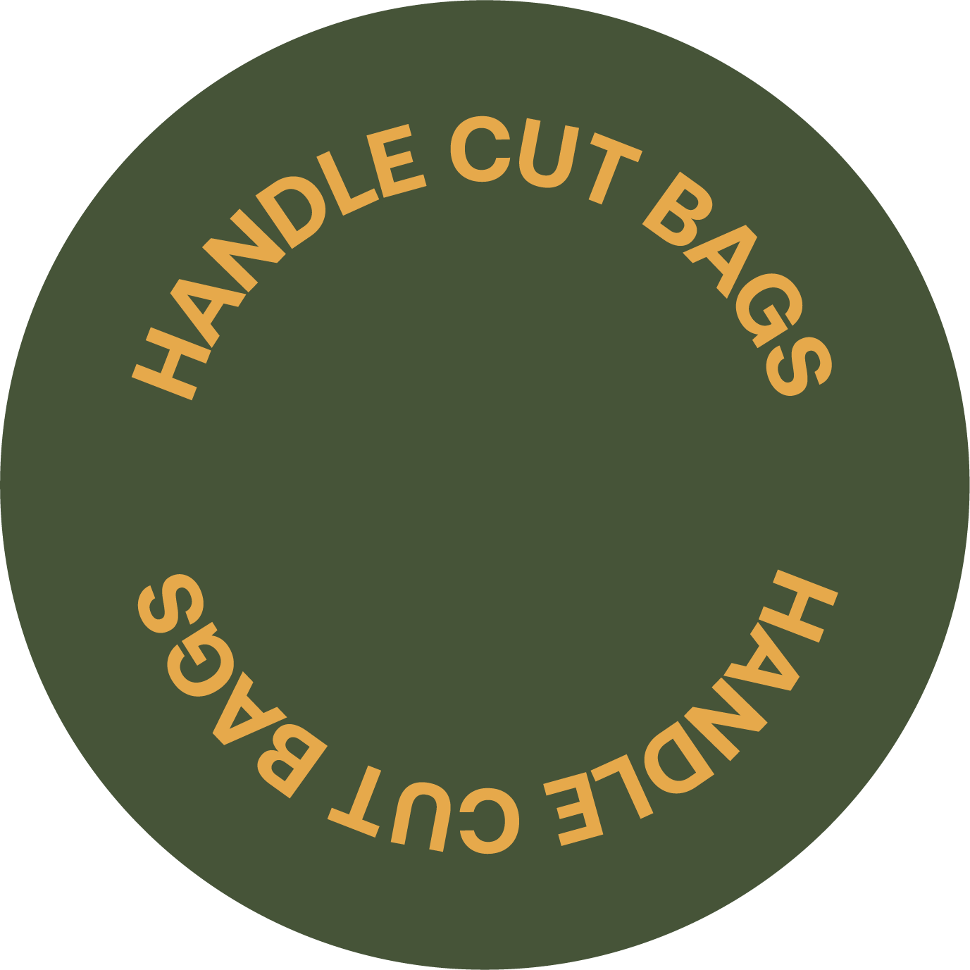 Handle Cut Bags Badge
