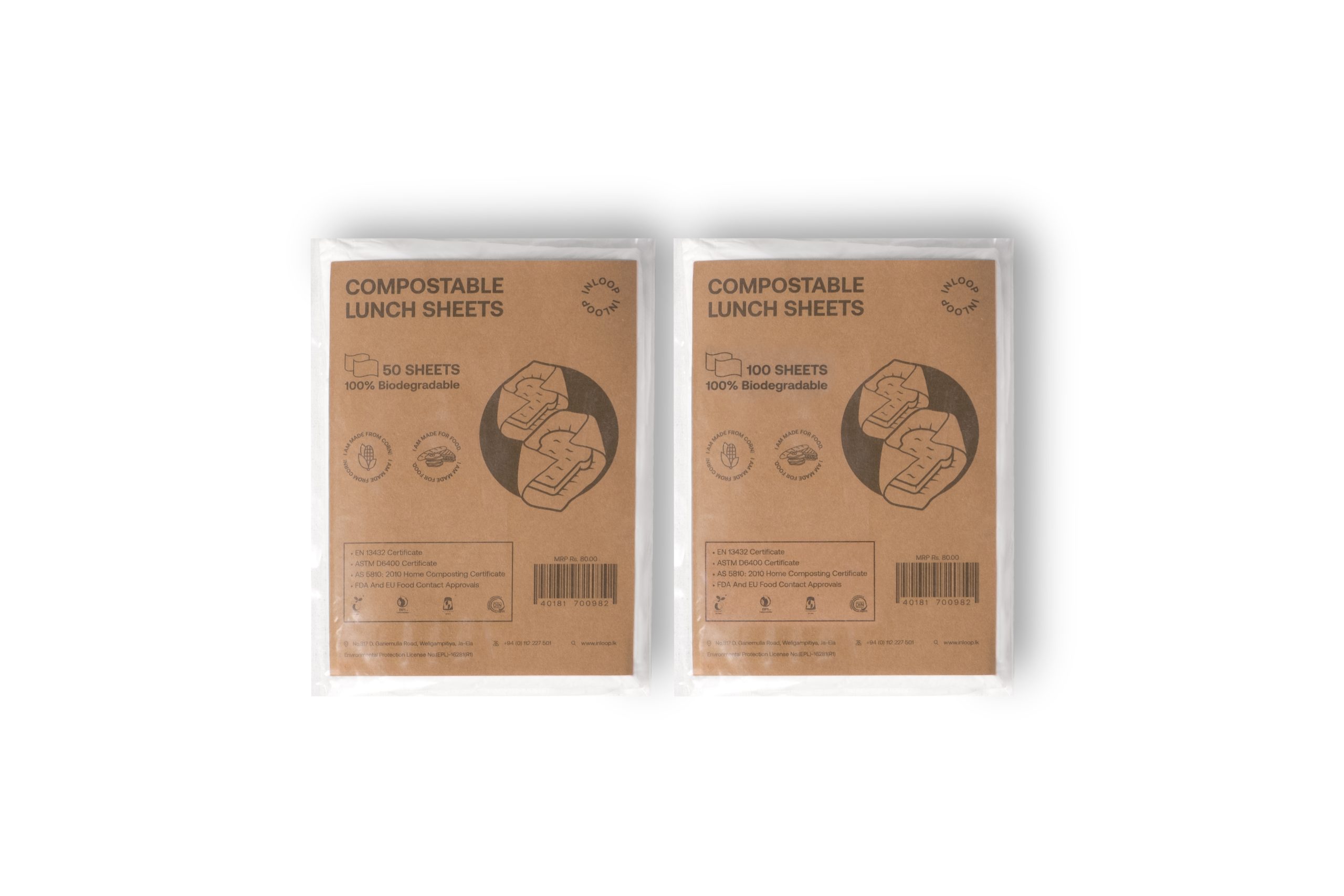 Compostable Lunch Sheets