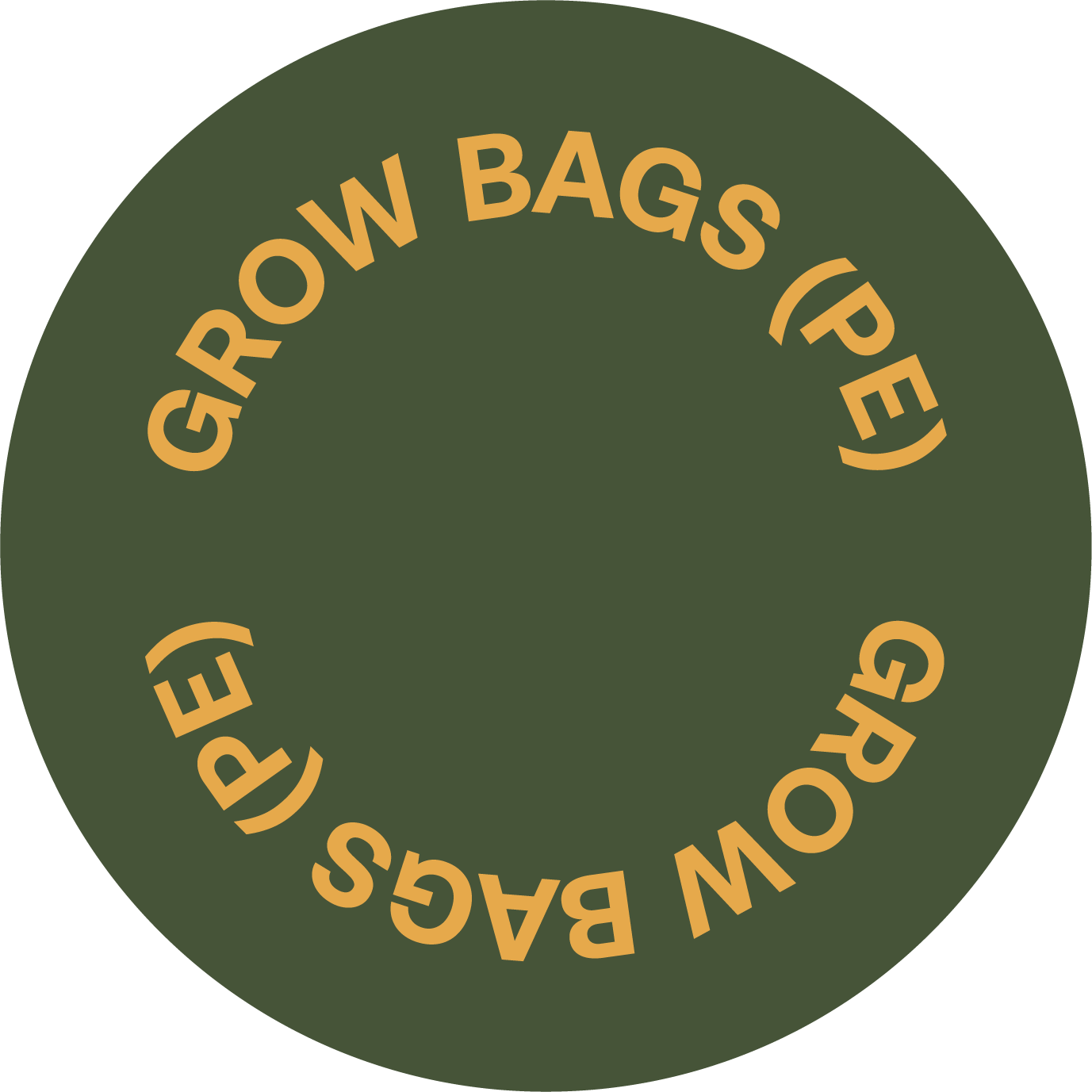 Grow Bags PE Badge