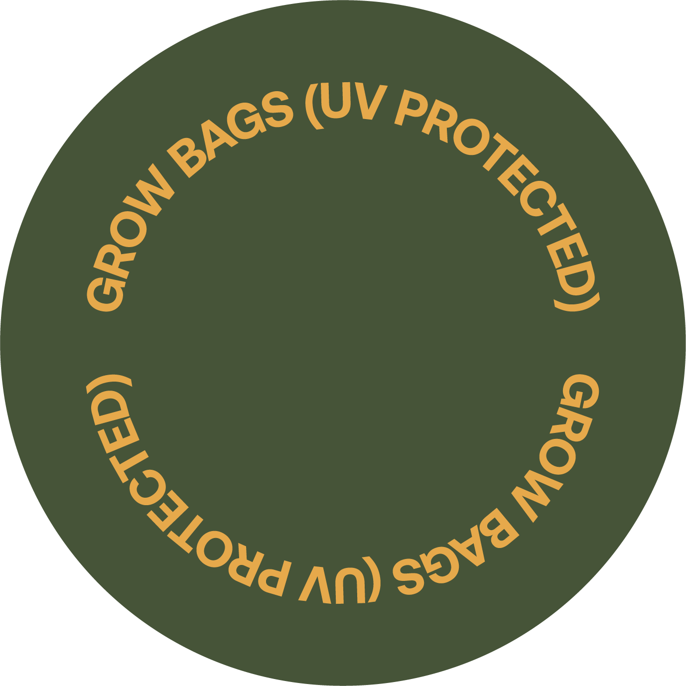 Grow Bags UV Protected Badge